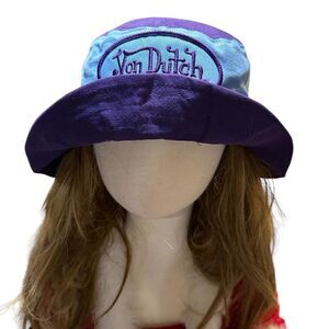 Vintage Von Dutch Bucket Fisherman Youth/Kids Hat Y2K